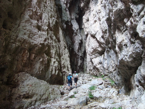 Burrone Giovanelli unser erster Klettersteig