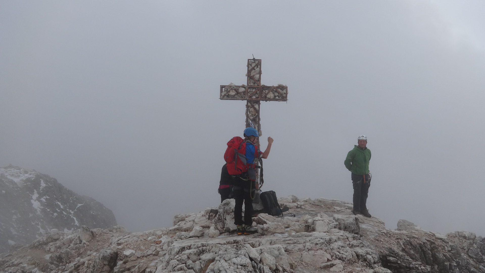 Kesselkogel  3004m der höchste Gipfel im Rosengartenmassiv Klettersteig