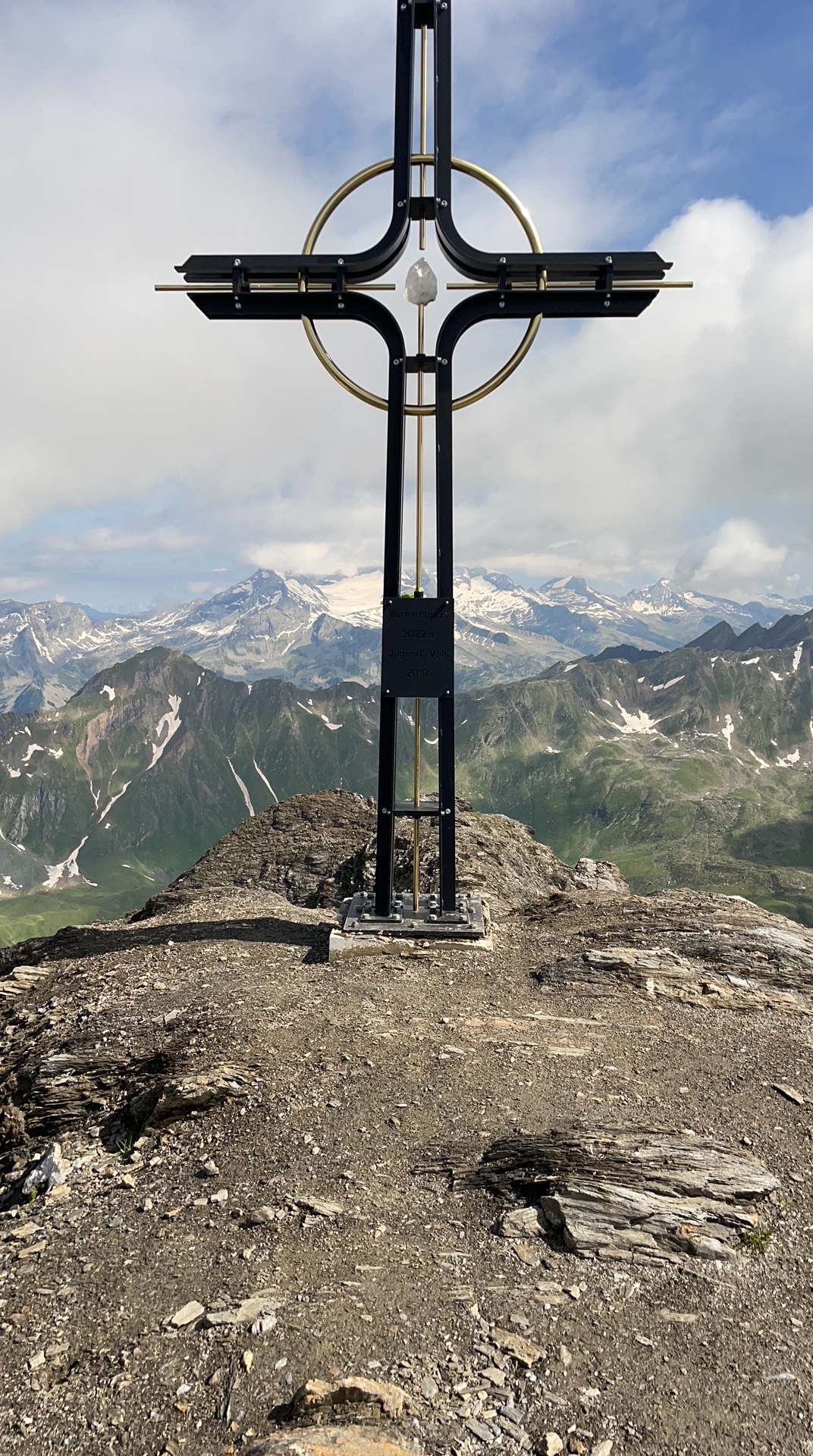 Pfunderertal Wurmaulspitze 3022m von der Fane Alm