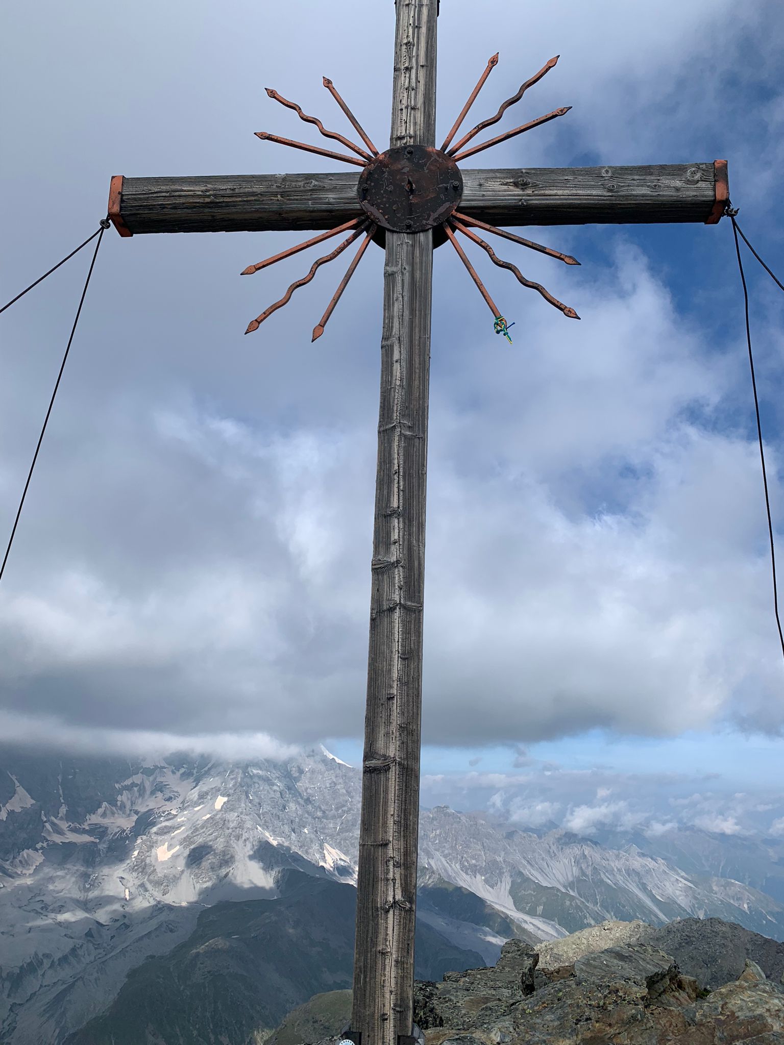 Madritschspitze 3265m von der Zufallhütte aus. ( Auf den Spuren von Jos)