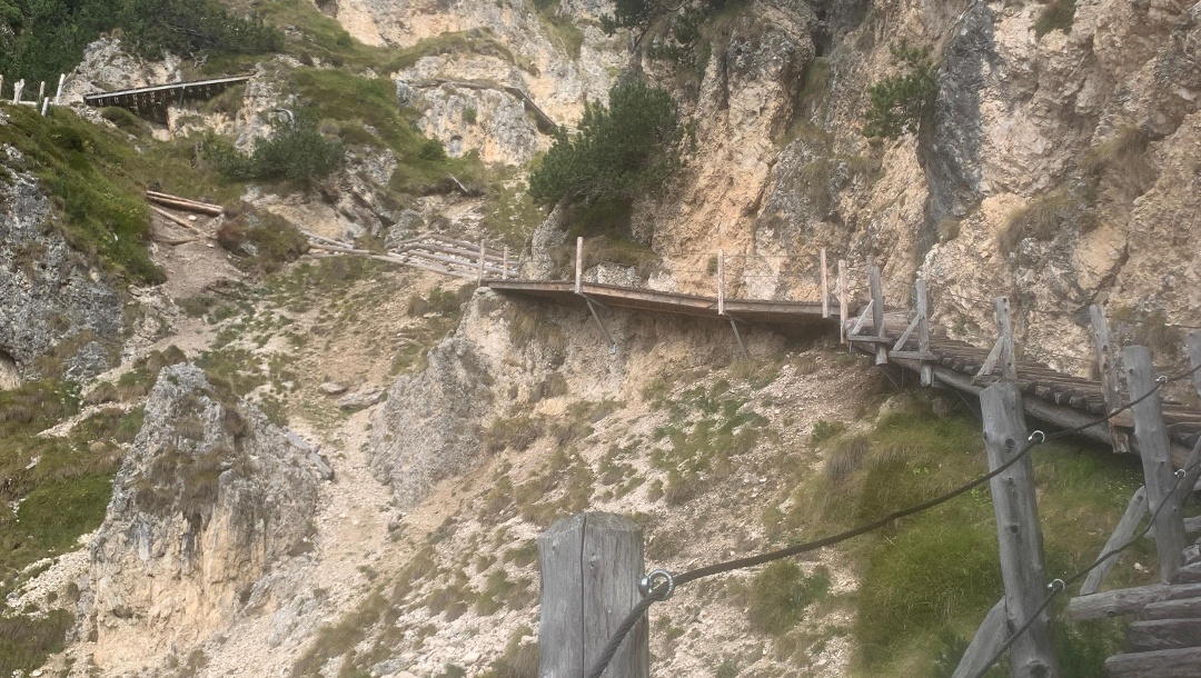 Über die Bärenfalle zum Schlernhaus 2450m, Bergwanderung